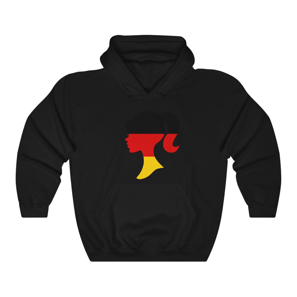 Germany Girl Flag Hoodie Sweatshirt - Unisex
