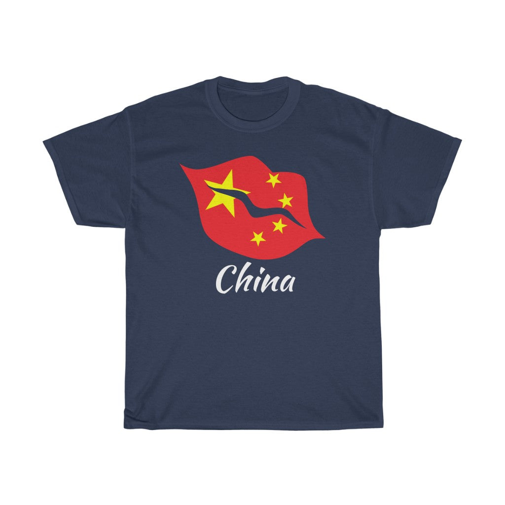 China Lips Flag Standard Tee 2 - Unisex