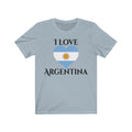 Argentina Heart Flag Premium Tee 1 - Unisex