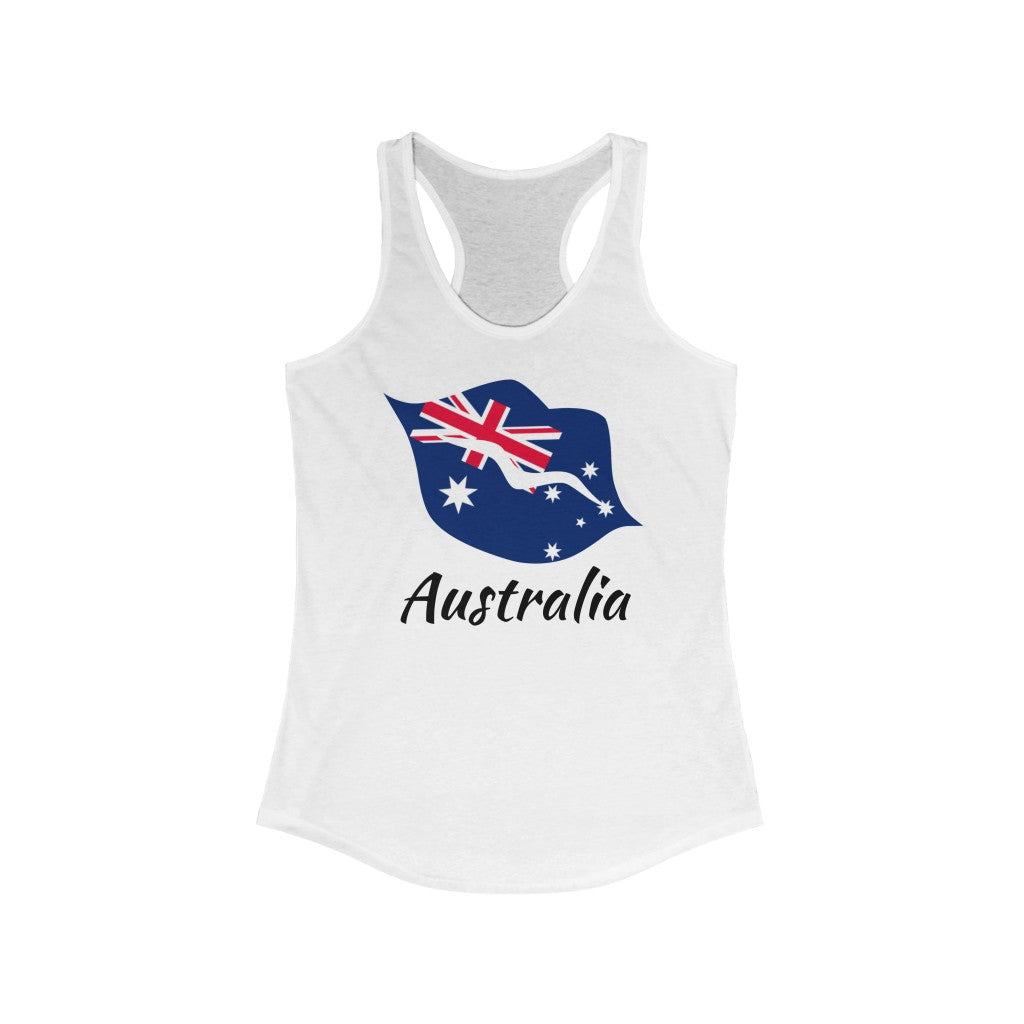 Australia Lips Flag Tank 1 - Women