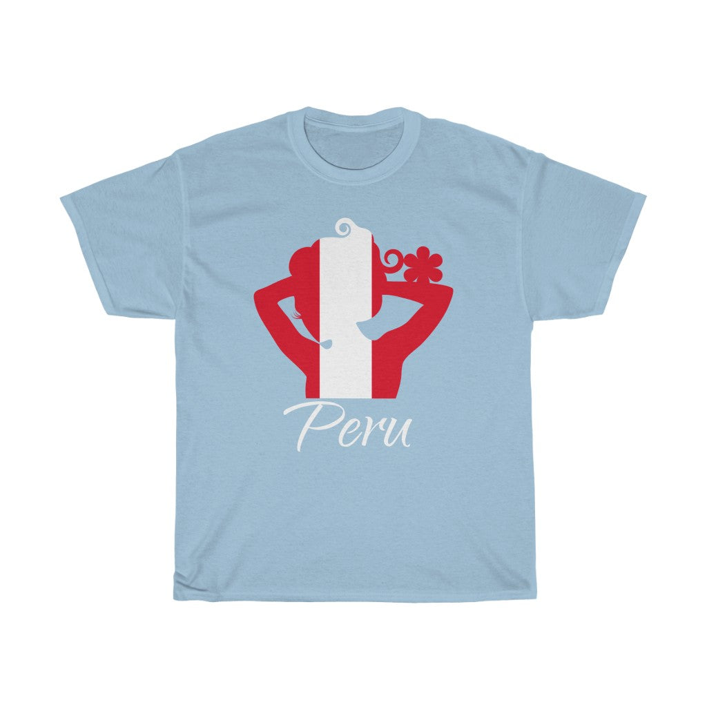 Peru Lady Flag Standard Tee 2 - Unisex