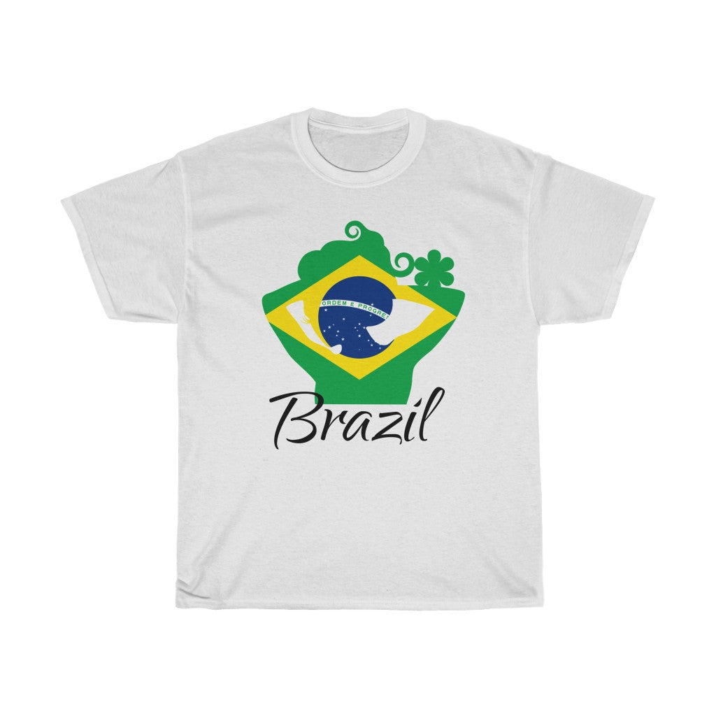 Brazil Lady Flag Standard Tee 1 - Unisex