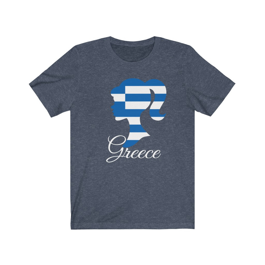 Greece Girl Flag Premium Tee 2 - Unisex