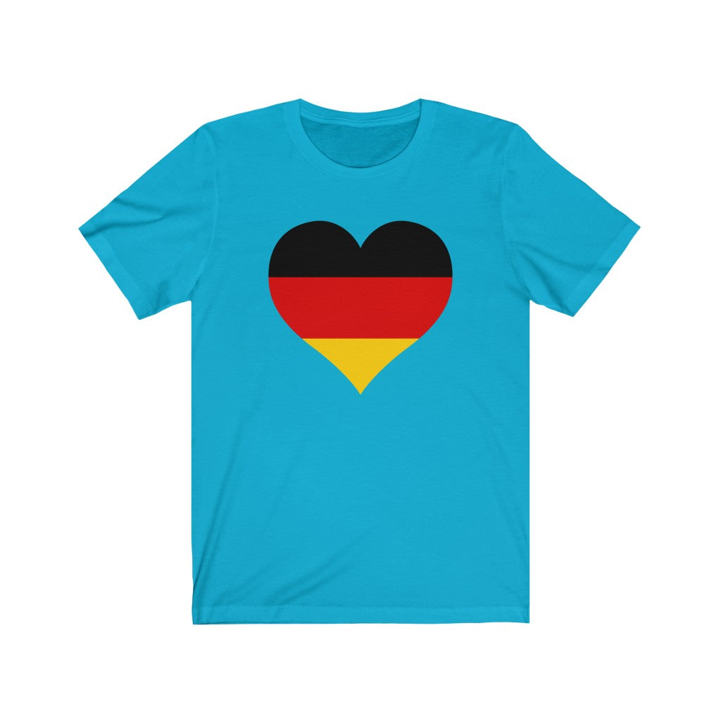 Germany Heart Flag Premium Tee - Unisex