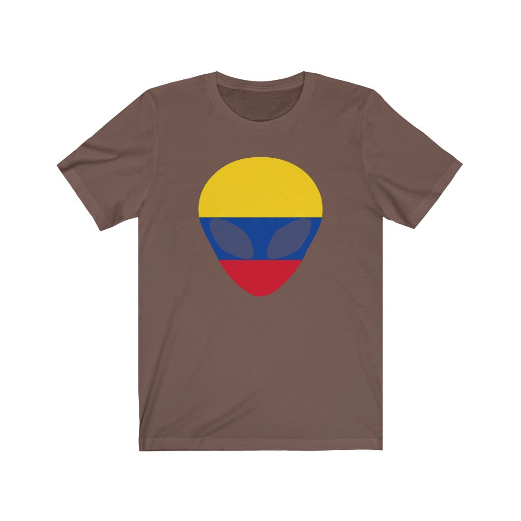 Colombia Alien Flag Premium Tee - Unisex