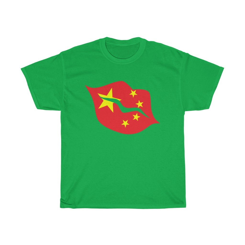 China Lips Flag Standard Tee - Unisex