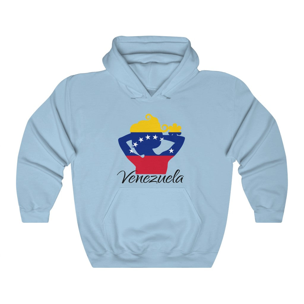 Venezuela Lady Flag Hoodie Sweatshirt 1 - Unisex