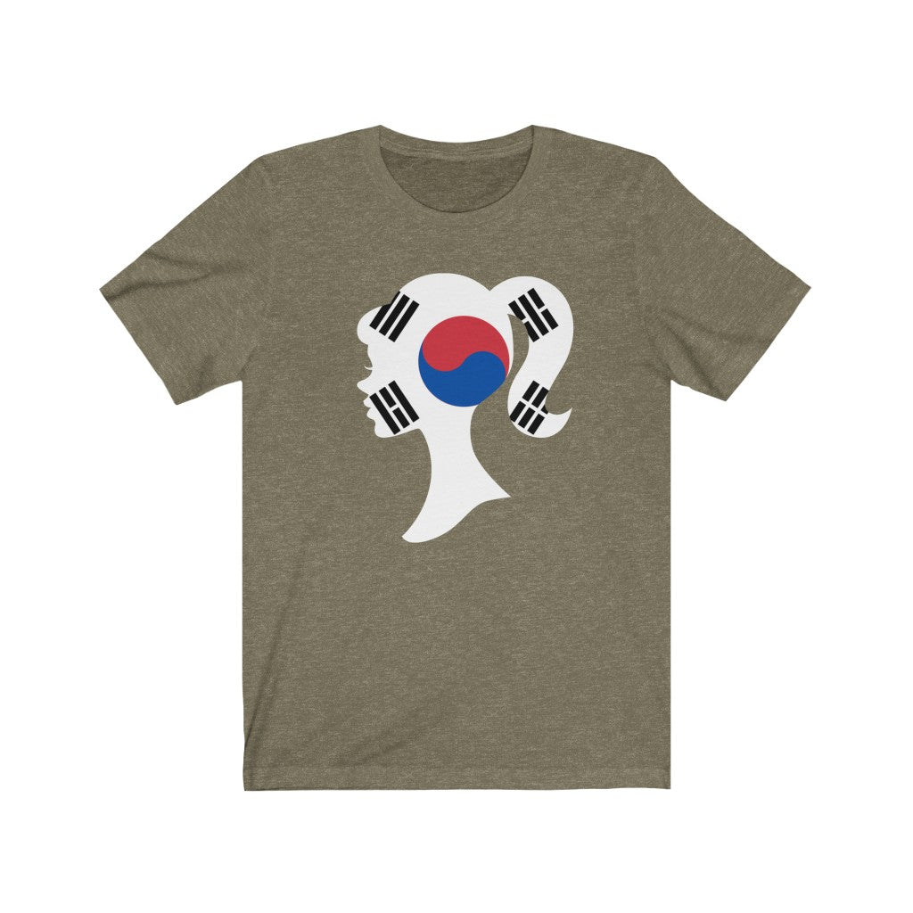 South Korea Girl Flag Premium Tee - Unisex