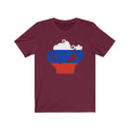 Russia Lady Flag Premium Tee - Unisex