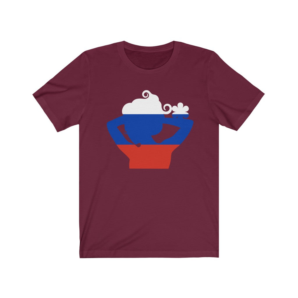 Russia Lady Flag Premium Tee - Unisex
