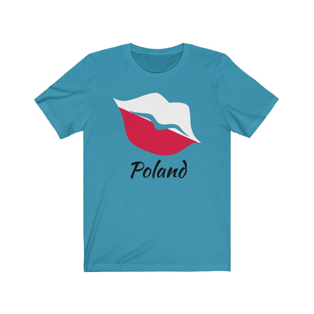 Poland Lips Flag Premium Tee 1 - Unisex