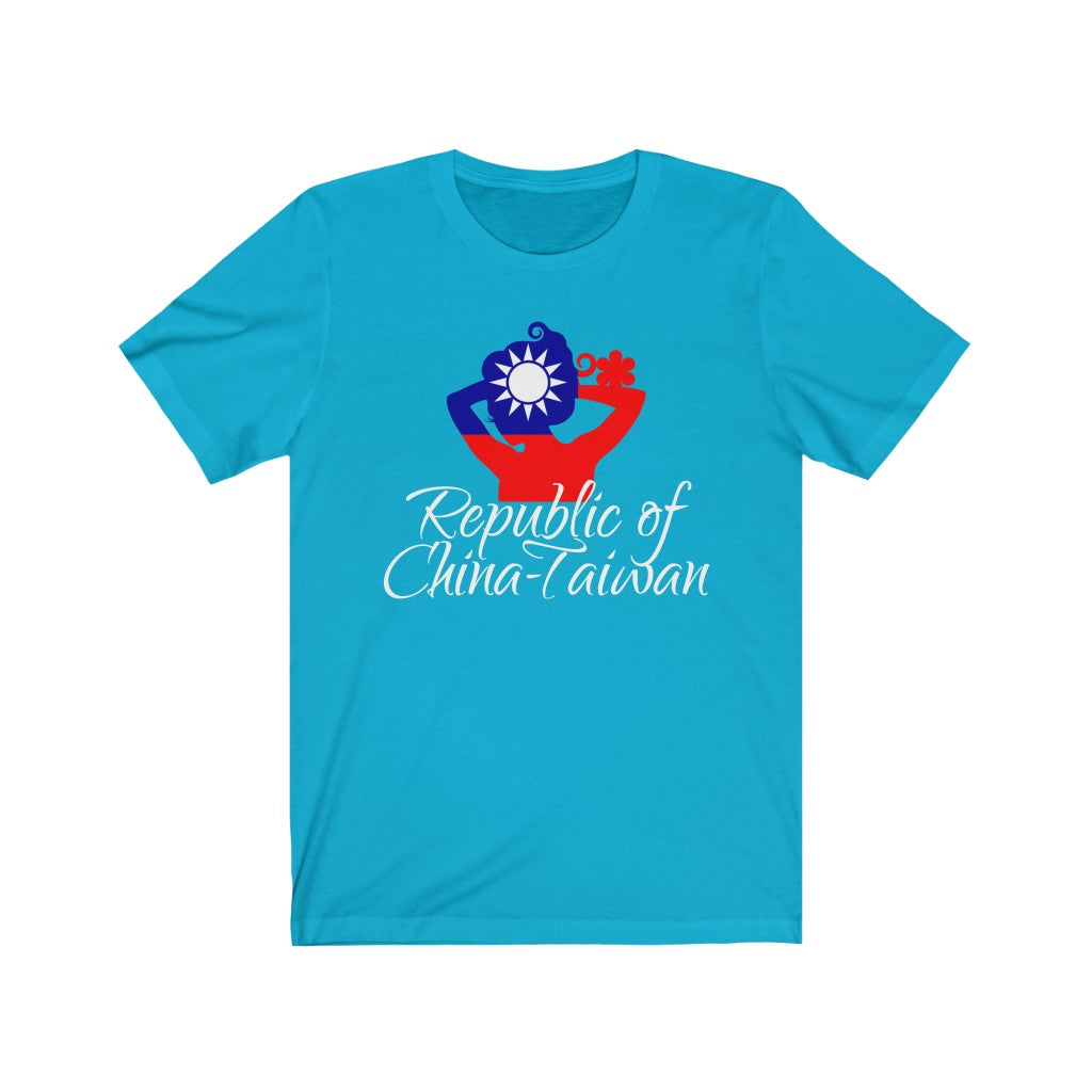 Republic of China - Taiwan Lady Flag Premium Tee 2 - Unisex