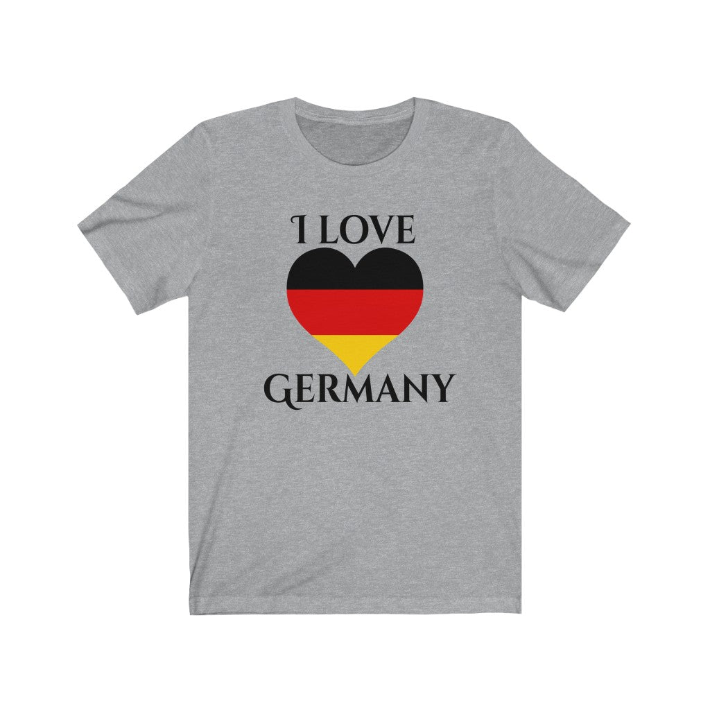 Germany Heart Flag Premium Tee 1 - Unisex