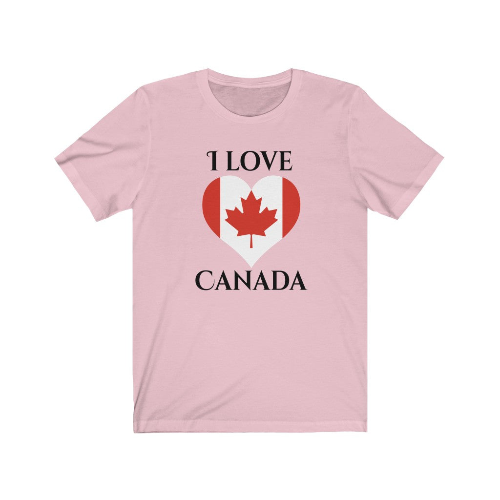 Canada Heart Flag Premium Tee 1 - Unisex