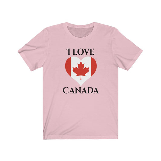 Canada Heart Flag Premium Tee 1 - Unisex