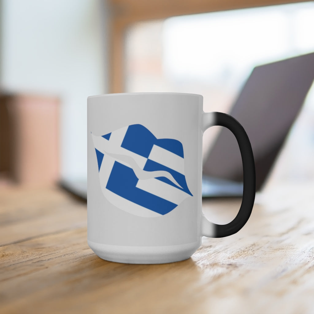 Greece Lips Color Changing Mug
