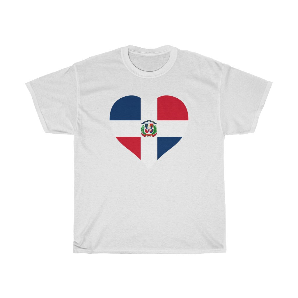 Dominican Republic Heart Flag Standard Tee - Unisex