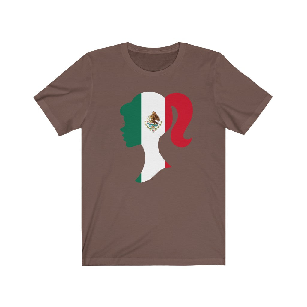 Mexico Girl Flag Premium Tee - Unisex