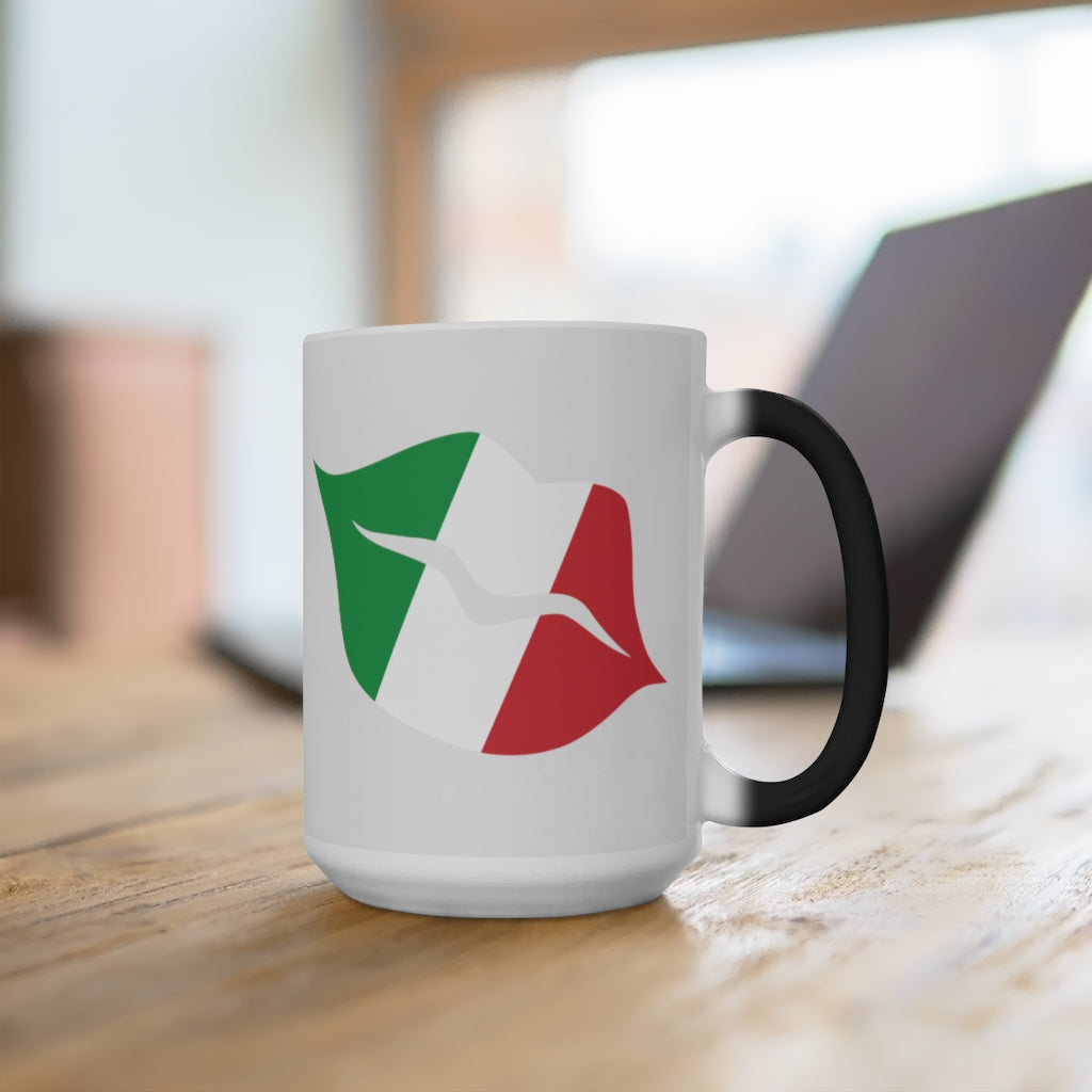 Italy Lips Color Changing Mug
