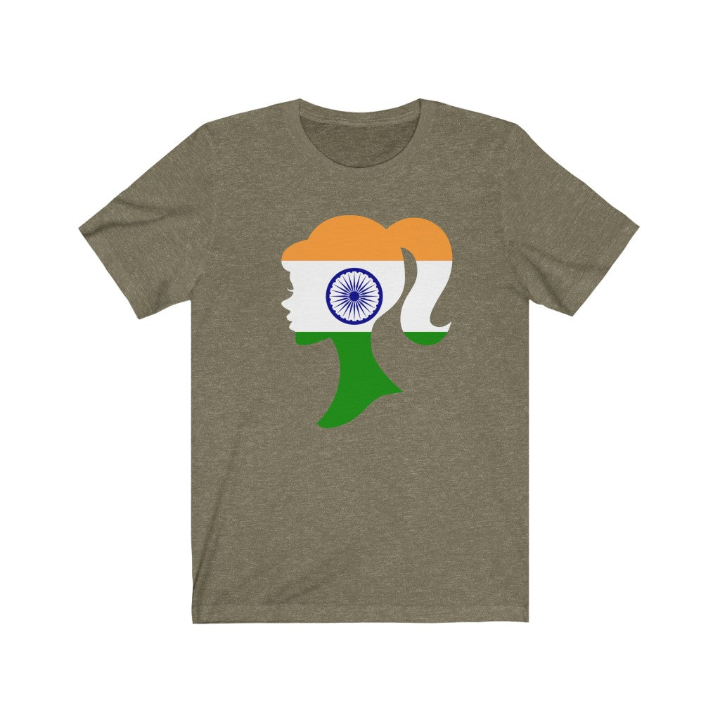 India Girl Flag Premium Tee - Unisex