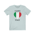 Italy Heart Flag Premium Tee 1 - Unisex