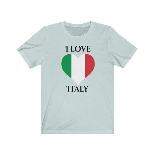 Italy Heart Flag Premium Tee 1 - Unisex