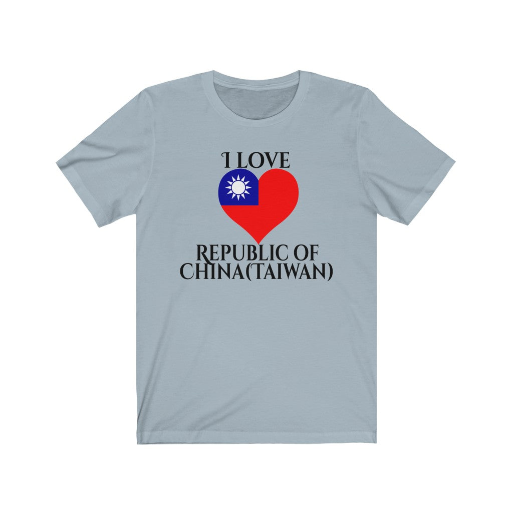 Republic of China - Taiwan Heart Flag Premium Tee 1 - Unisex