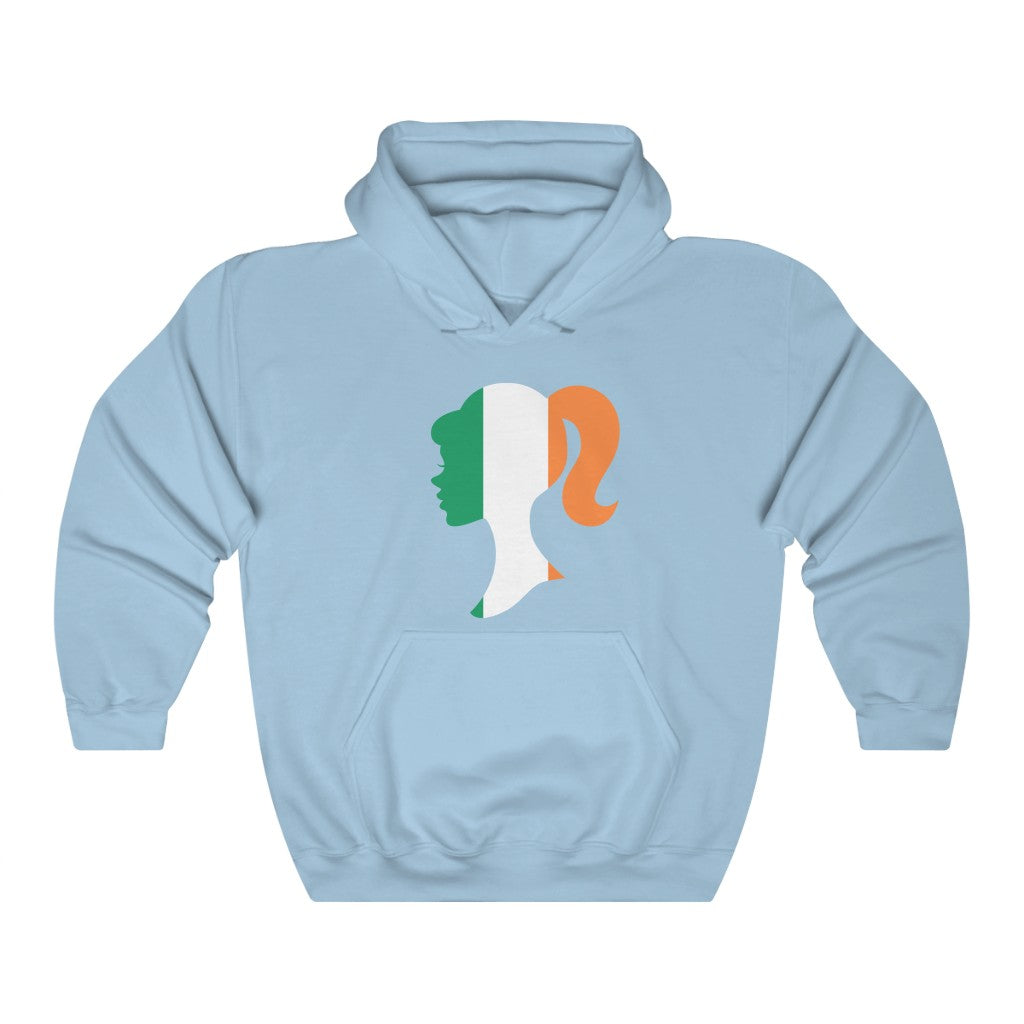 Ireland Girl Flag Hoodie Sweatshirt - Unisex