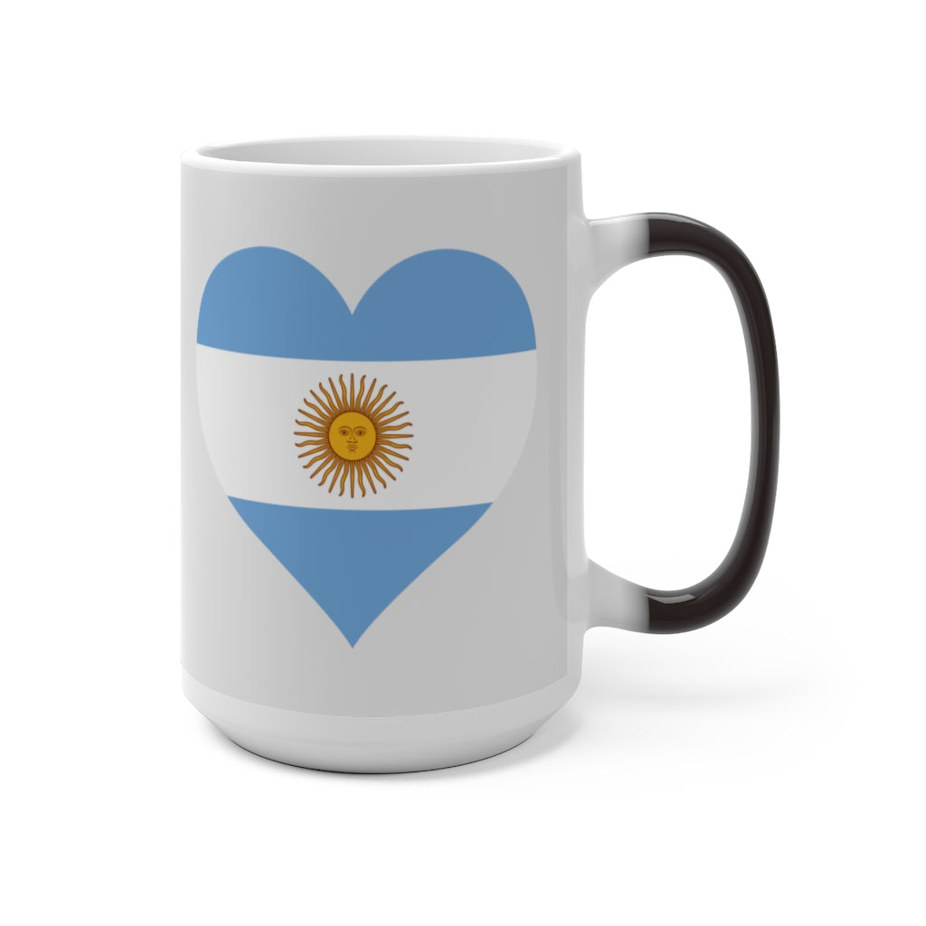 Argentina Heart Color Changing Mug
