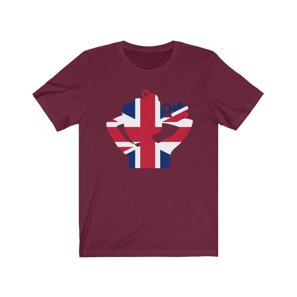 United Kingdom Lady Flag Premium Tee - Unisex