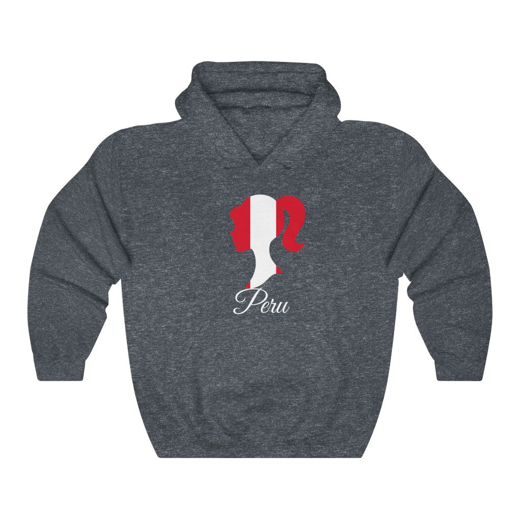 Peru Girl Flag Hoodie Sweatshirt 2 - Unisex