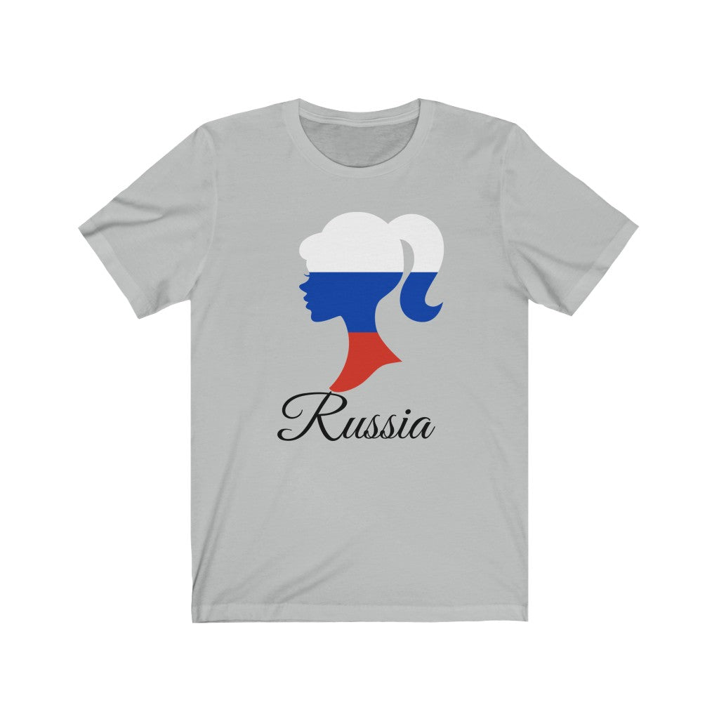 Russia Girl Flag Premium Tee 1 - Unisex