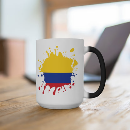 Colombia Splat Color Changing Mug