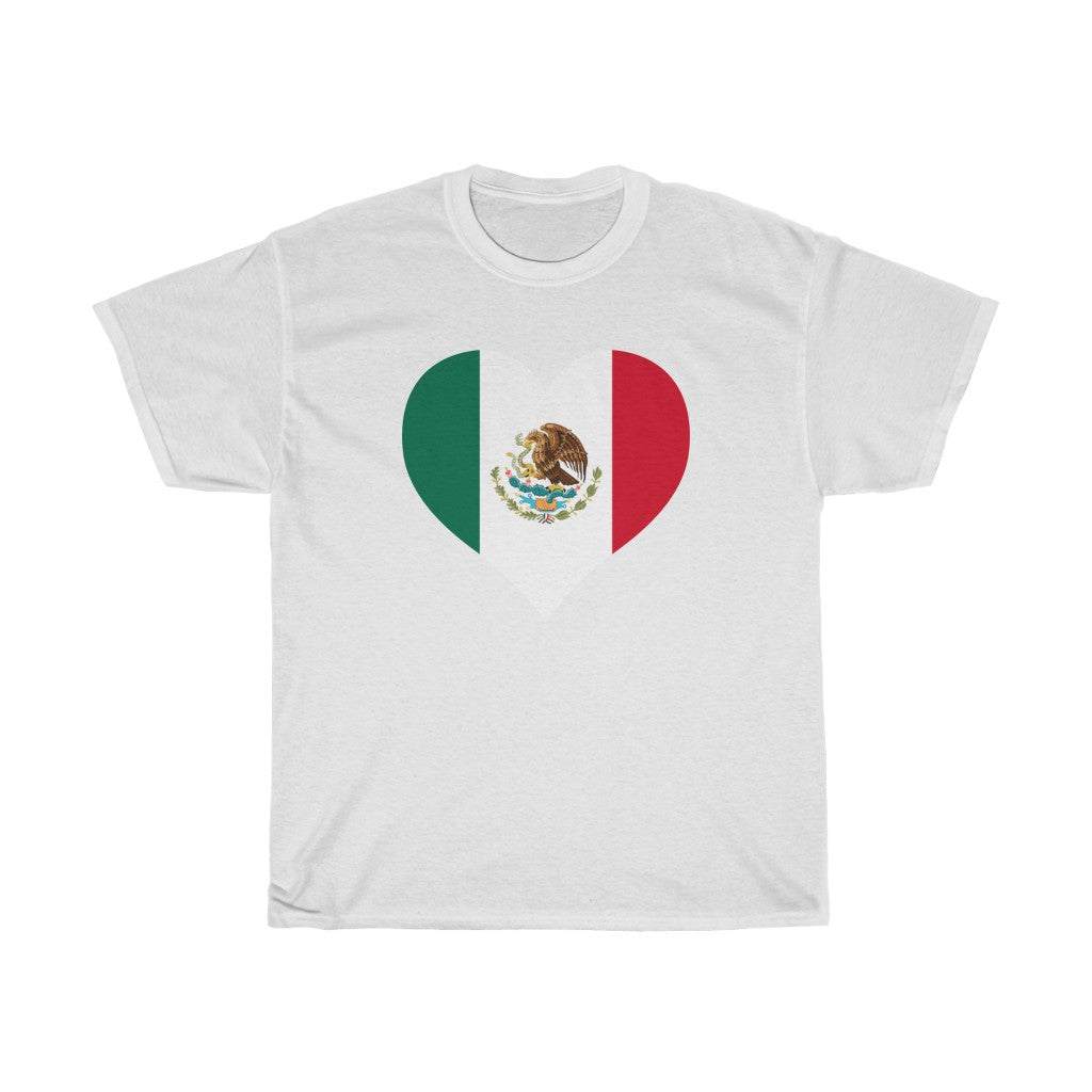 Mexico Heart Flag Standard Tee - Unisex