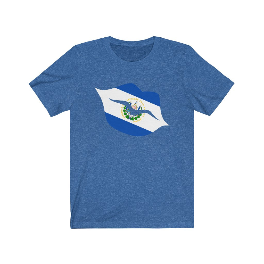 El Salvador Lips Flag Premium Tee - Unisex
