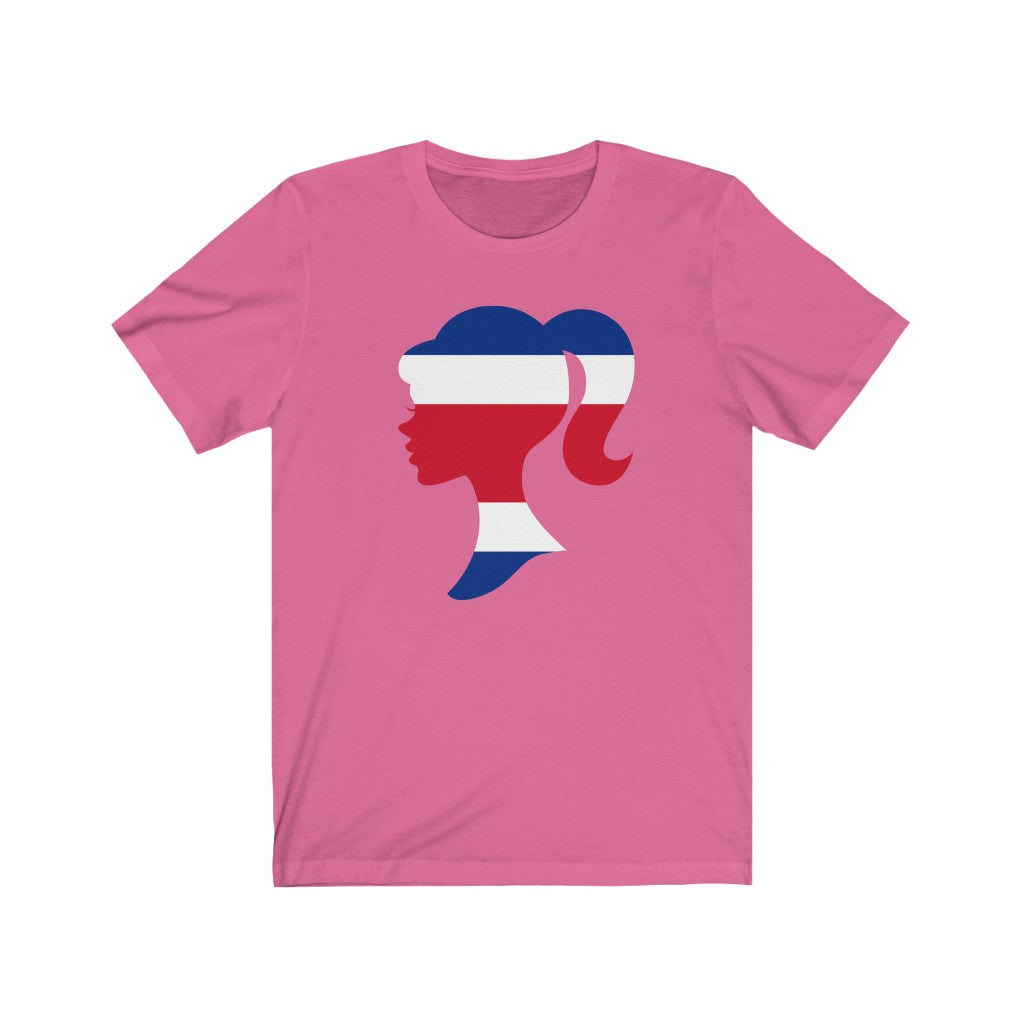 Costa Rica Girl Flag Premium Tee - Unisex