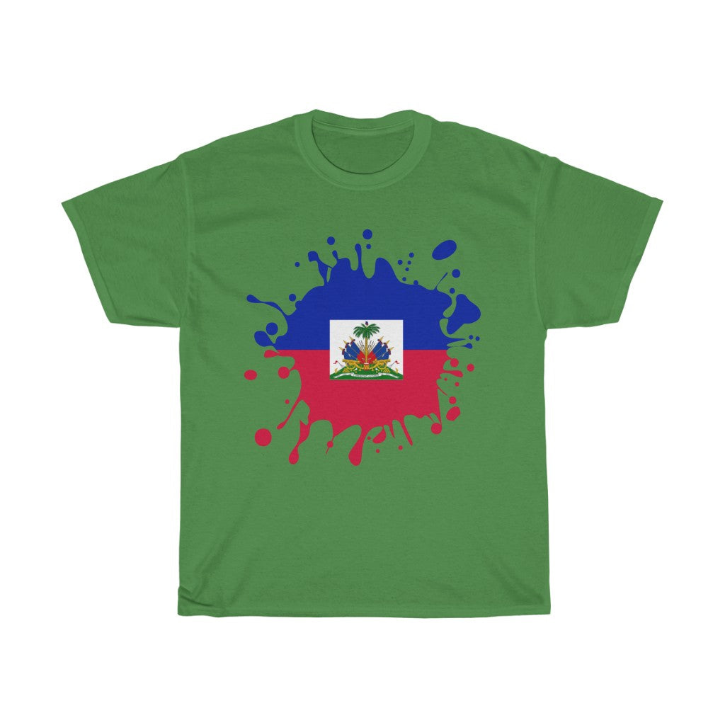 Haiti Splat Flag Standard Tee - Unisex