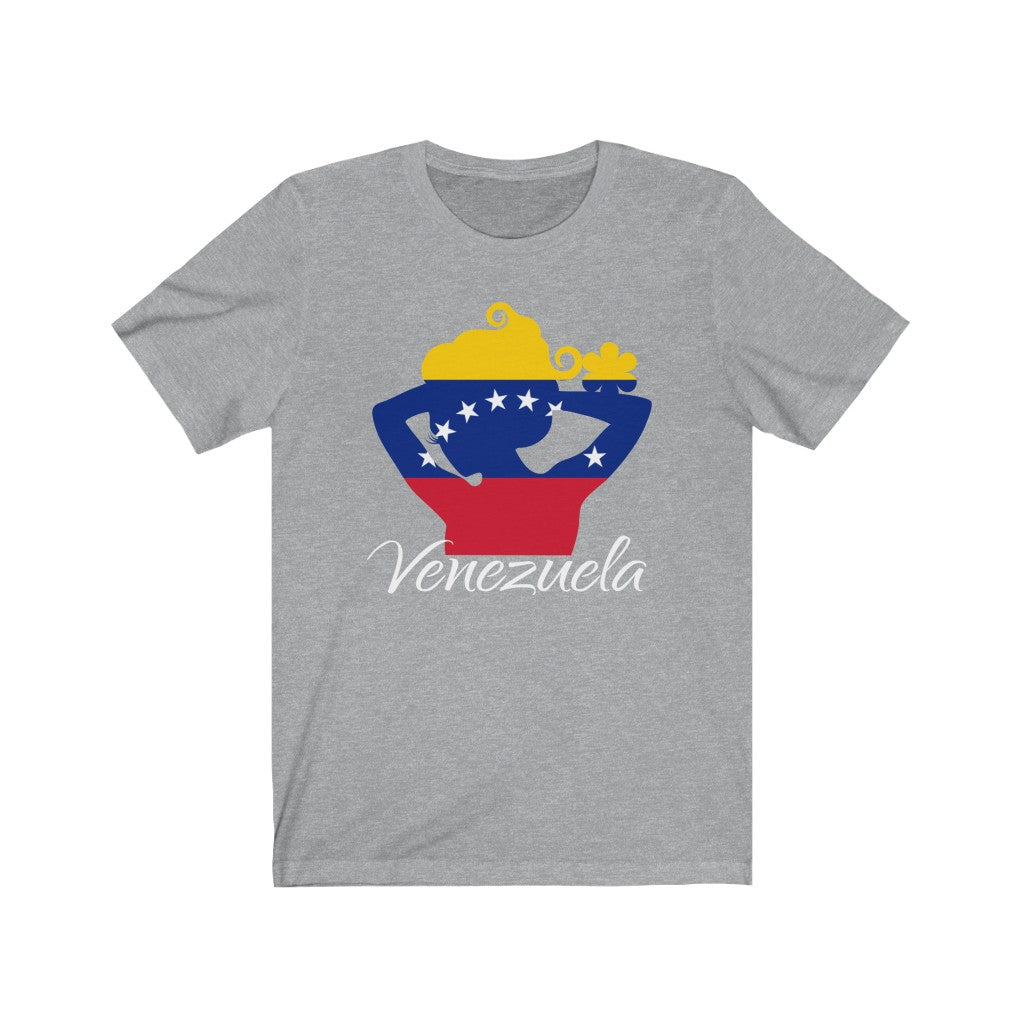 Venezuela Lady Flag Premium Tee 2 - Unisex