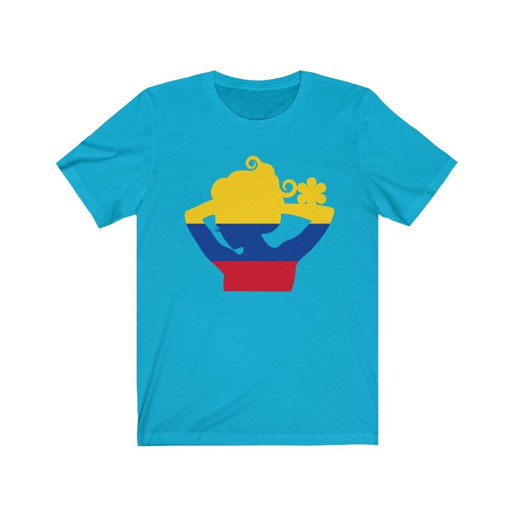 Colombia Lady Flag Premium Tee - Unisex