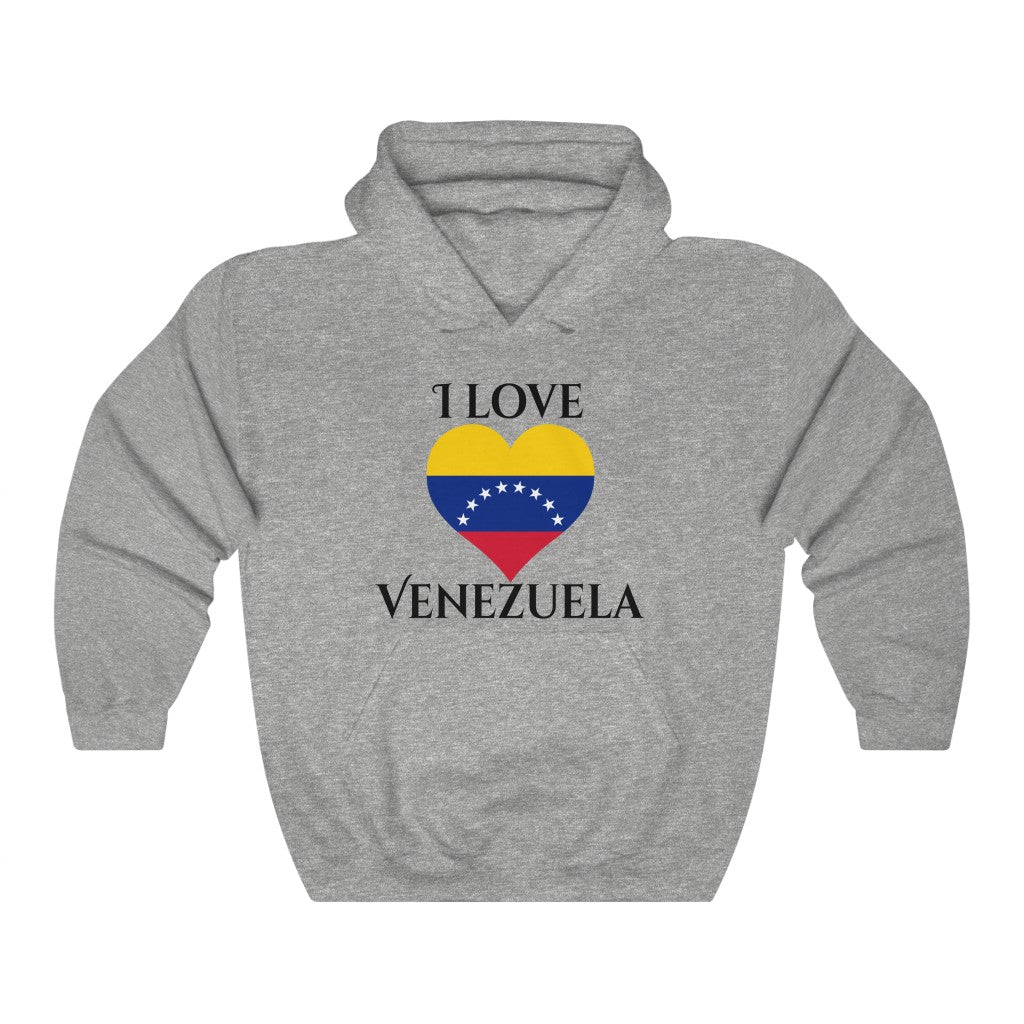 Venezuela Heart Flag Hoodie Sweatshirt 1 - Unisex