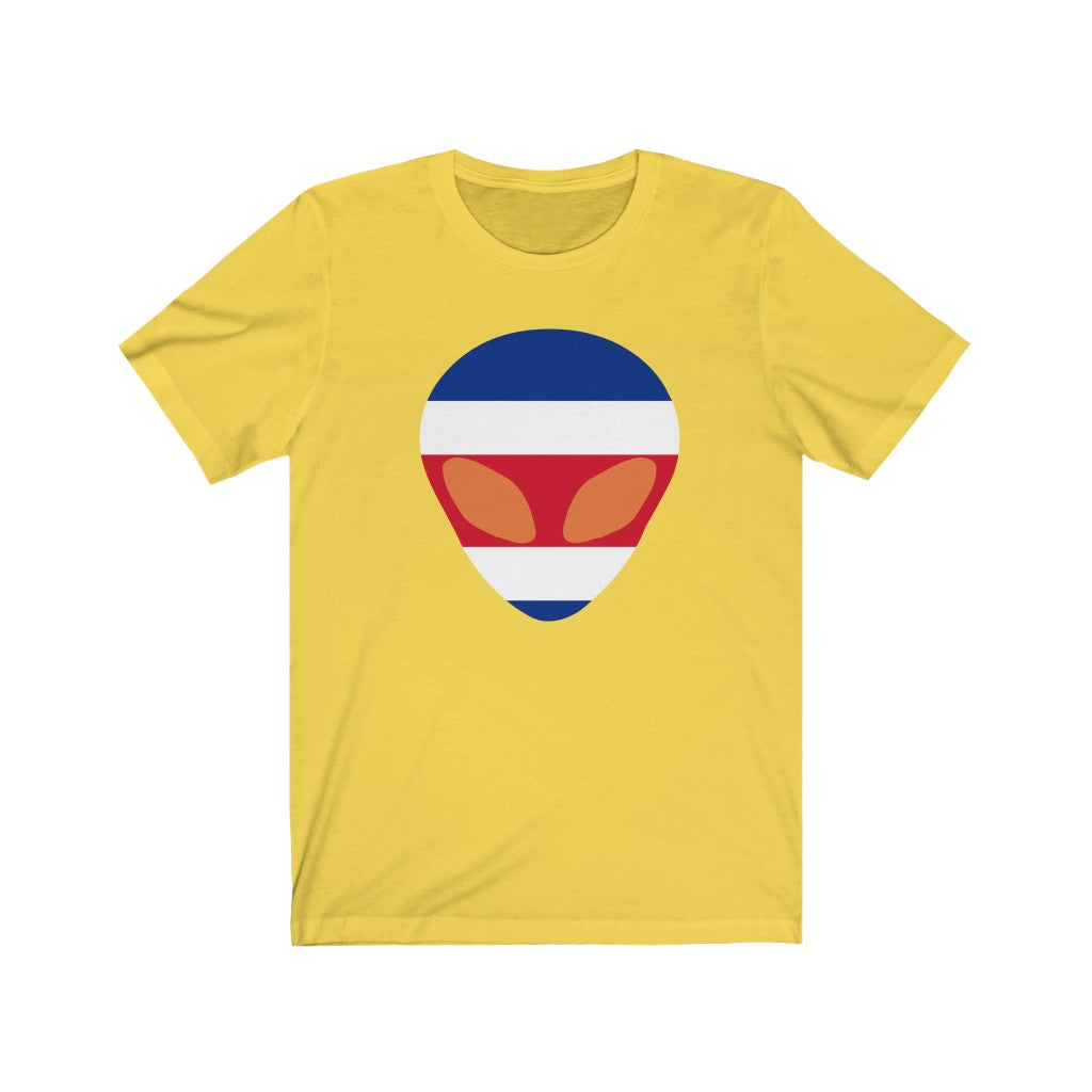 Costa Rica Alien Flag Premium Tee - Unisex
