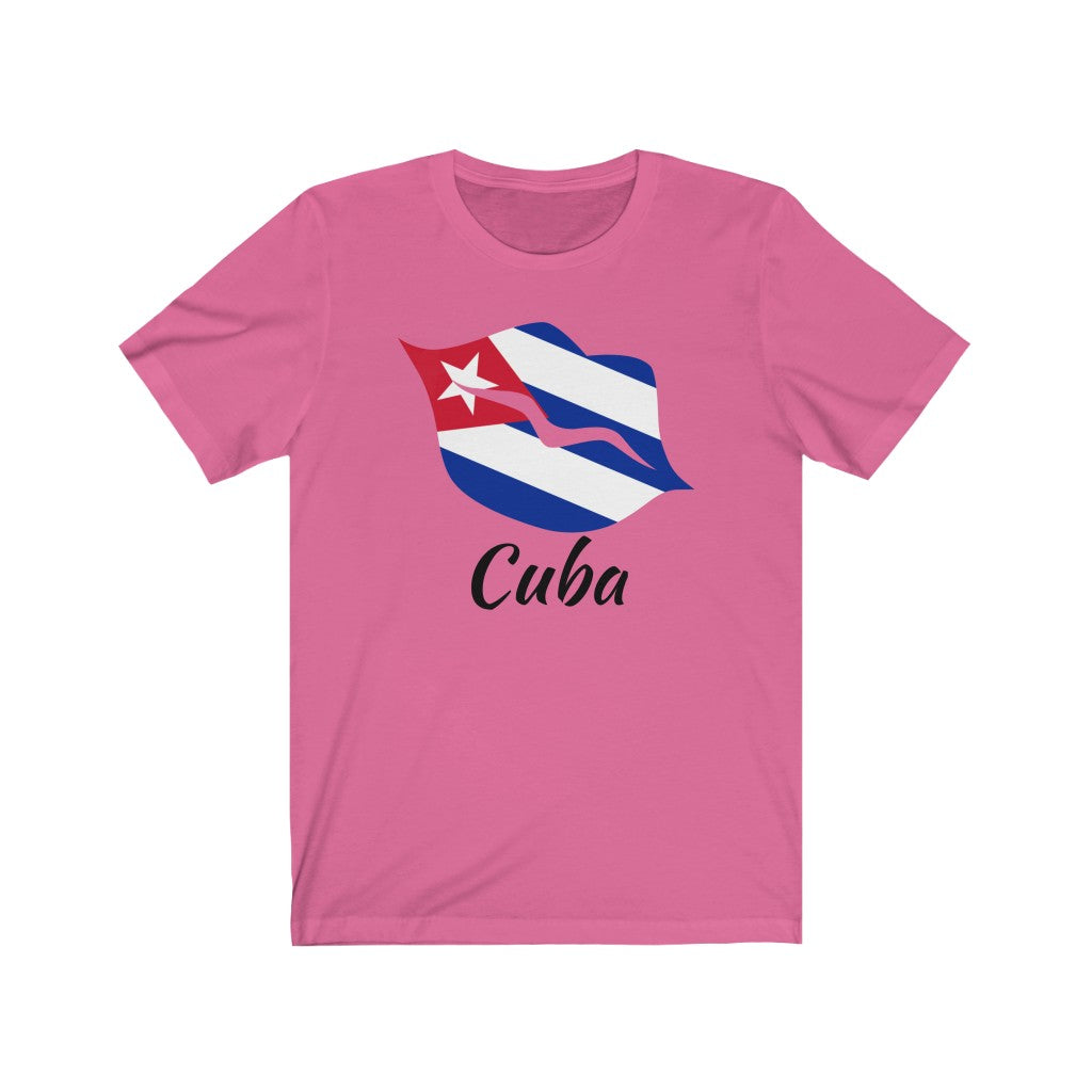 Cuba Lips Flag Premium Tee 1 - Unisex