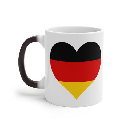 Germany Heart Color Changing Mug
