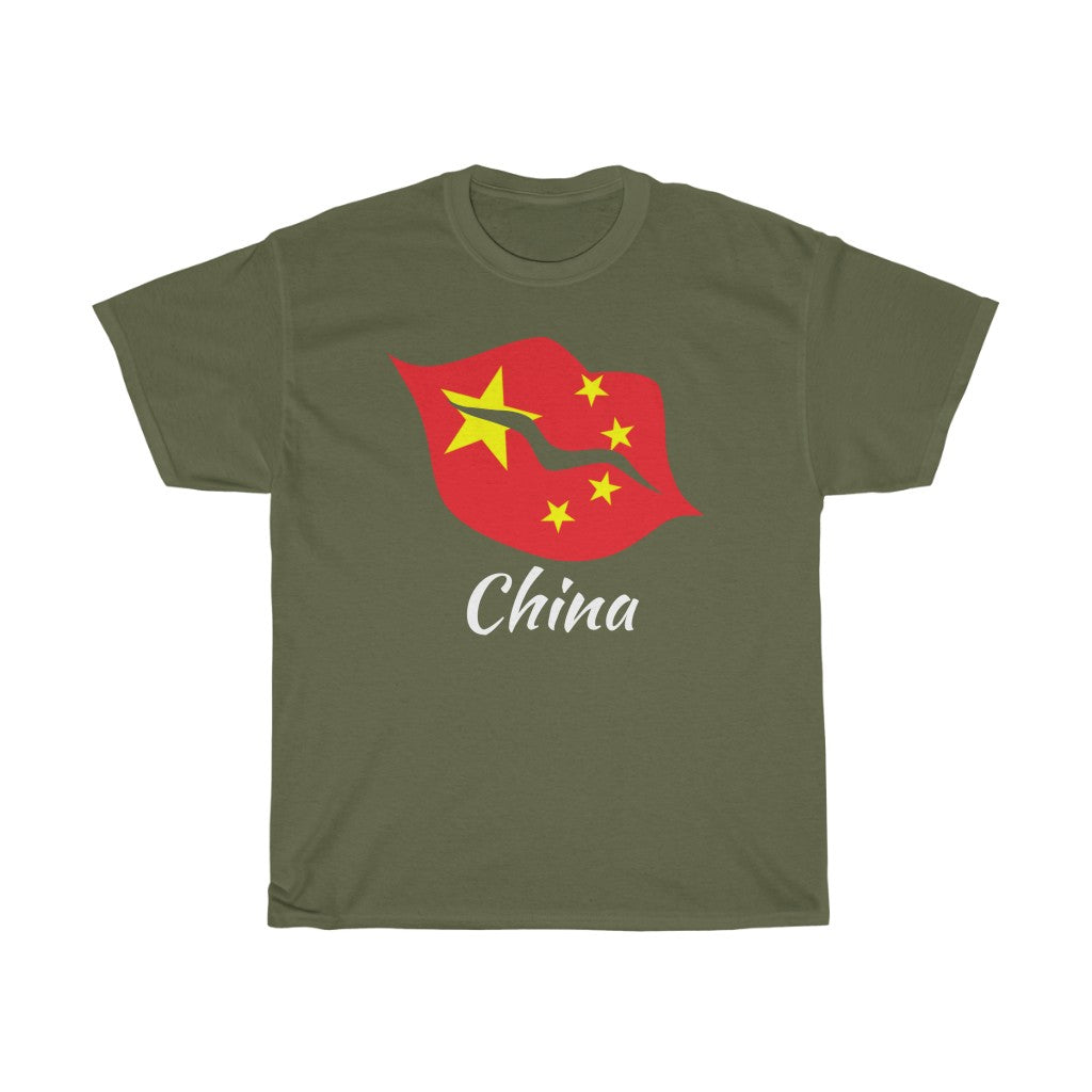 China Lips Flag Standard Tee 2 - Unisex