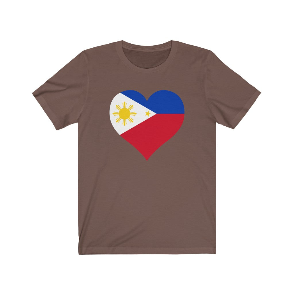 Philippines Heart Flag Premium Tee - Unisex