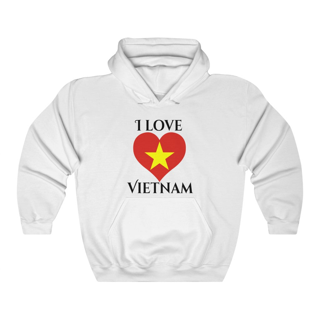 Vietnam Heart Flag Hoodie Sweatshirt 1 - Unisex