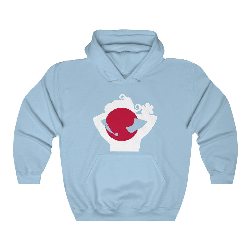 Japan Lady Flag Hoodie Sweatshirt - Unisex
