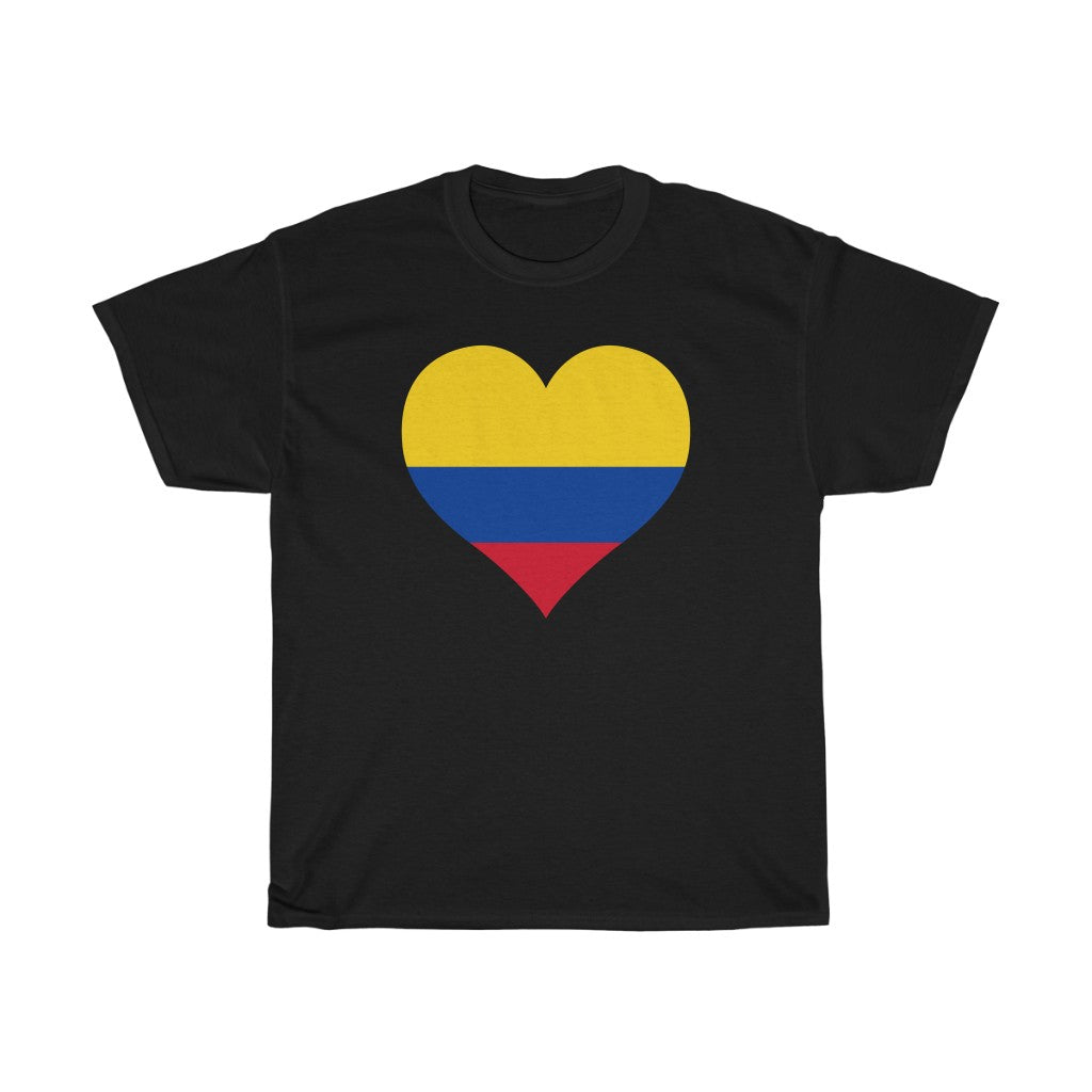 Colombia Heart Flag Standard Tee - Unisex
