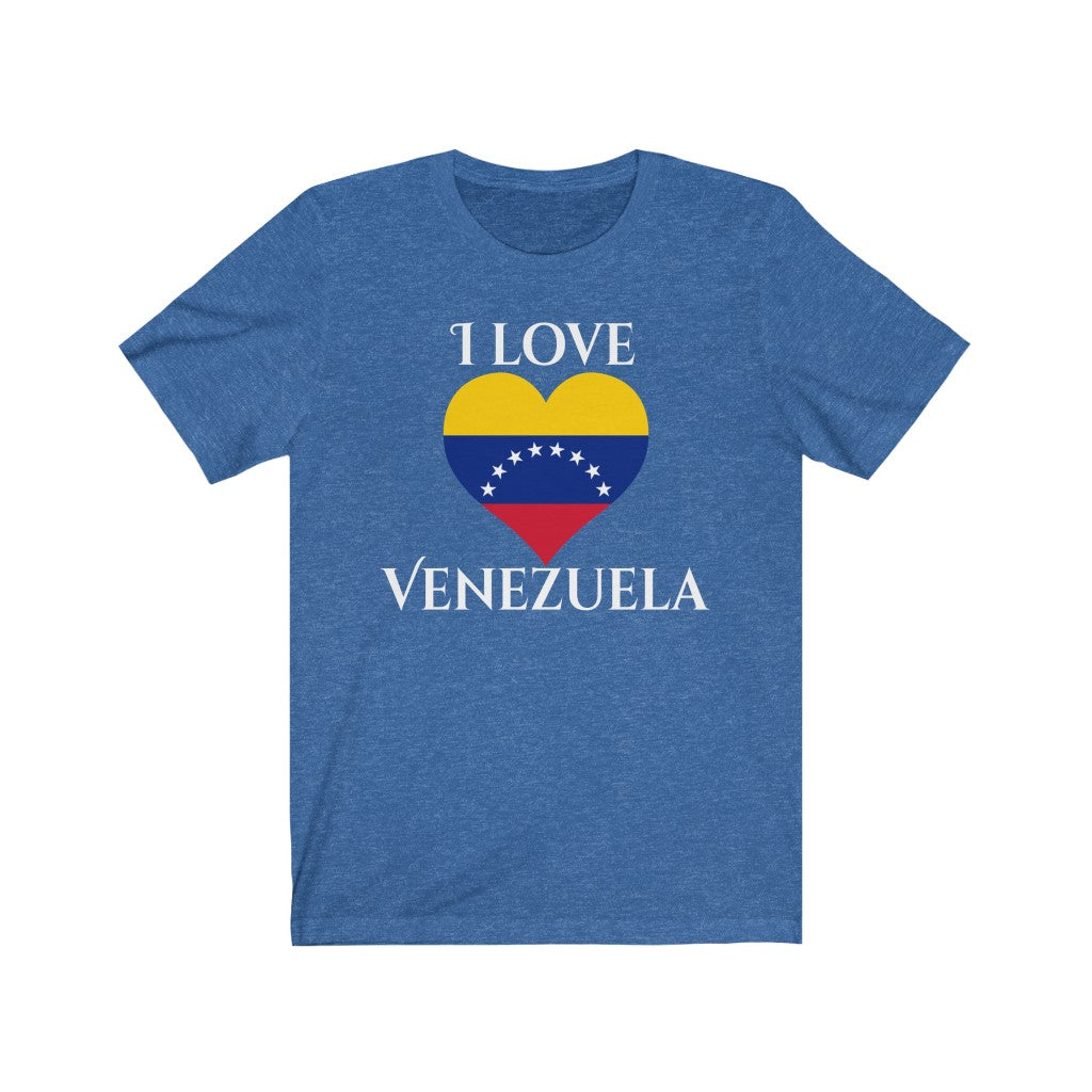 Venezuela Heart Flag Premium Tee 2 - Unisex