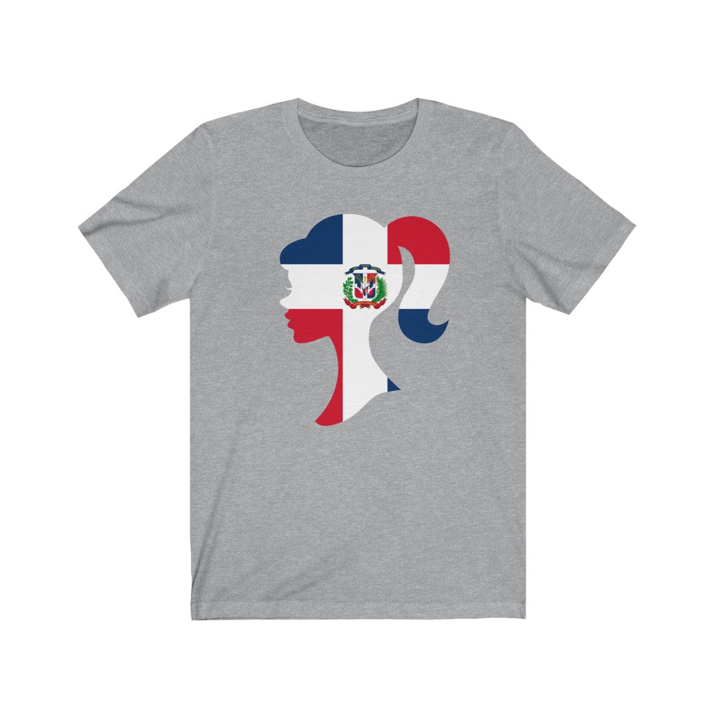 Dominican Republic Girl Flag Premium Tee - Unisex